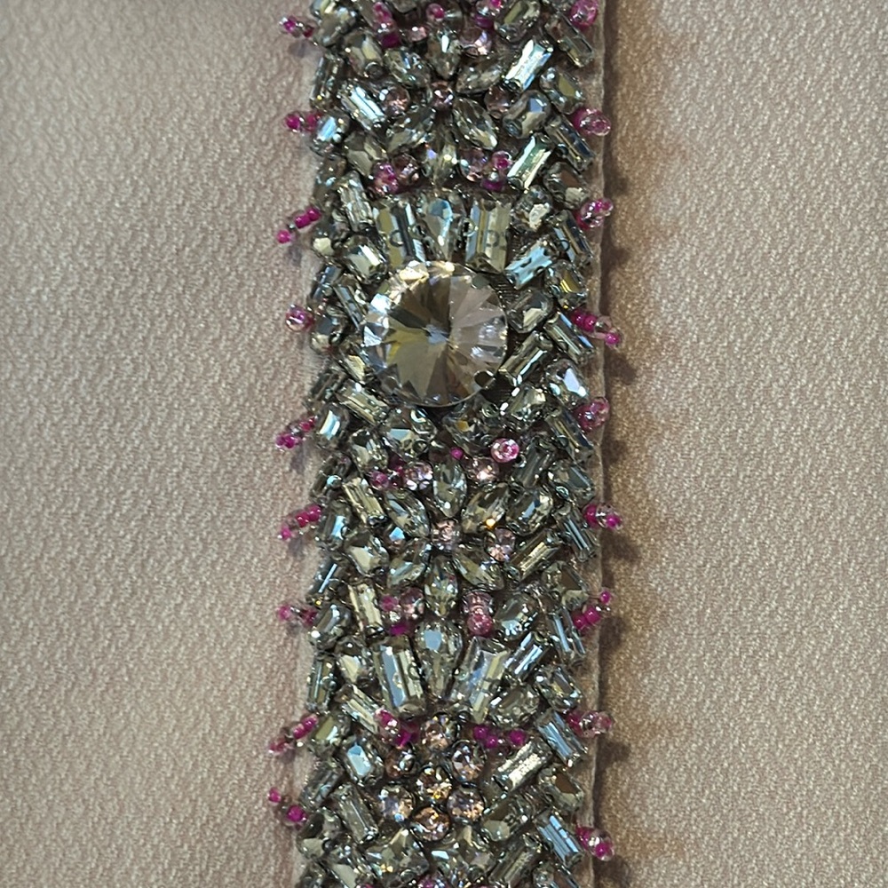 Powder Pink Embellished Nicola Dress - Picture 8 of 12